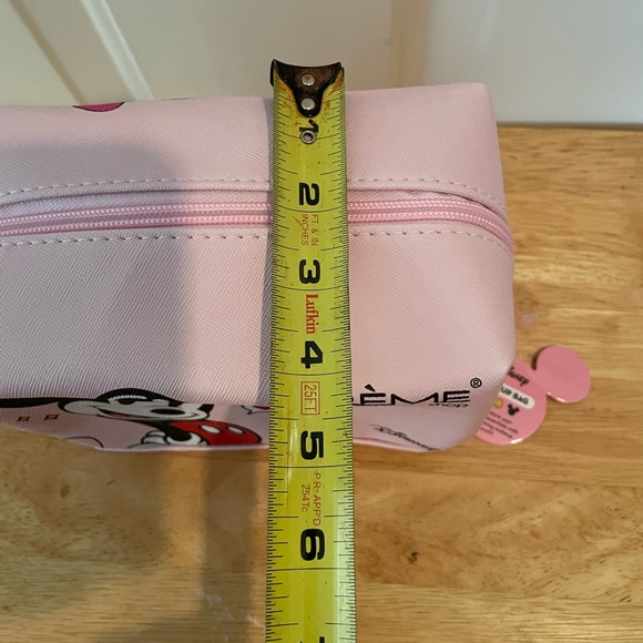 Crème Shop Disney Mickey Minnie Cosmetic Bag-pink-NWT - Picture 12 of 12